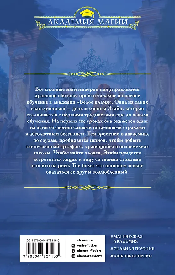 Книга Академия "Белое пламя" (Тэффи Нотт) — 2