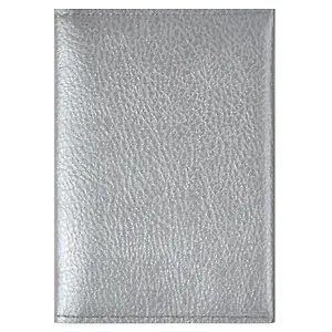 Чехол для пластиковых карт 2отд. "СЕРЕБРЯНЫЙ МЕТАЛЛИК" 70*105