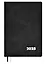 Еженедельник дат. 2025г. А5+ 80л 157х225 "Нубук" черный, кожзам, мягк. переплет, тисн. фольгой, офсет, ляссе — 3054774 — 1