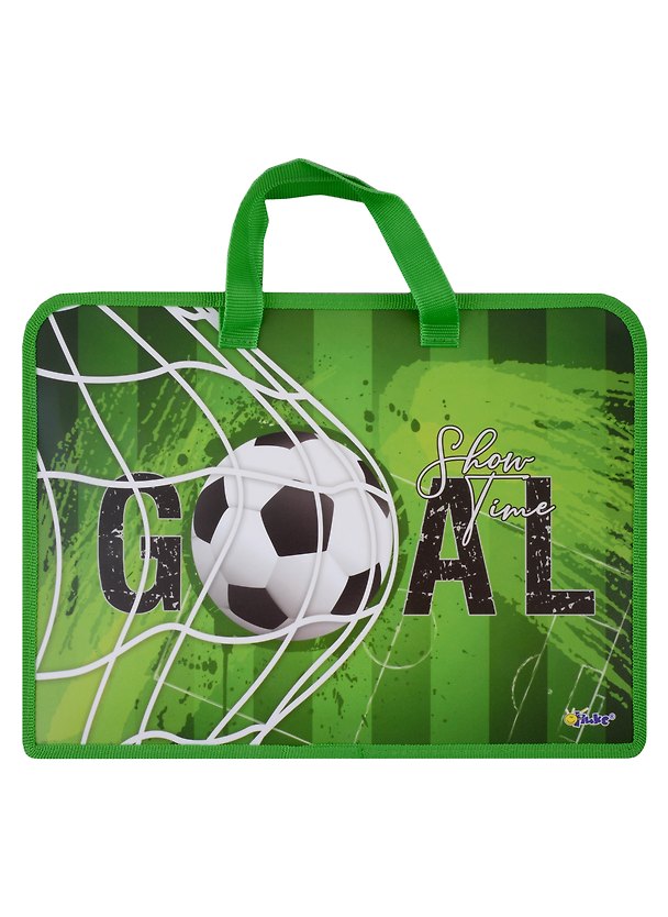 Папка для тетрадей «Goal» А4, пластик, на молнии, Оникс 2977043 — 1