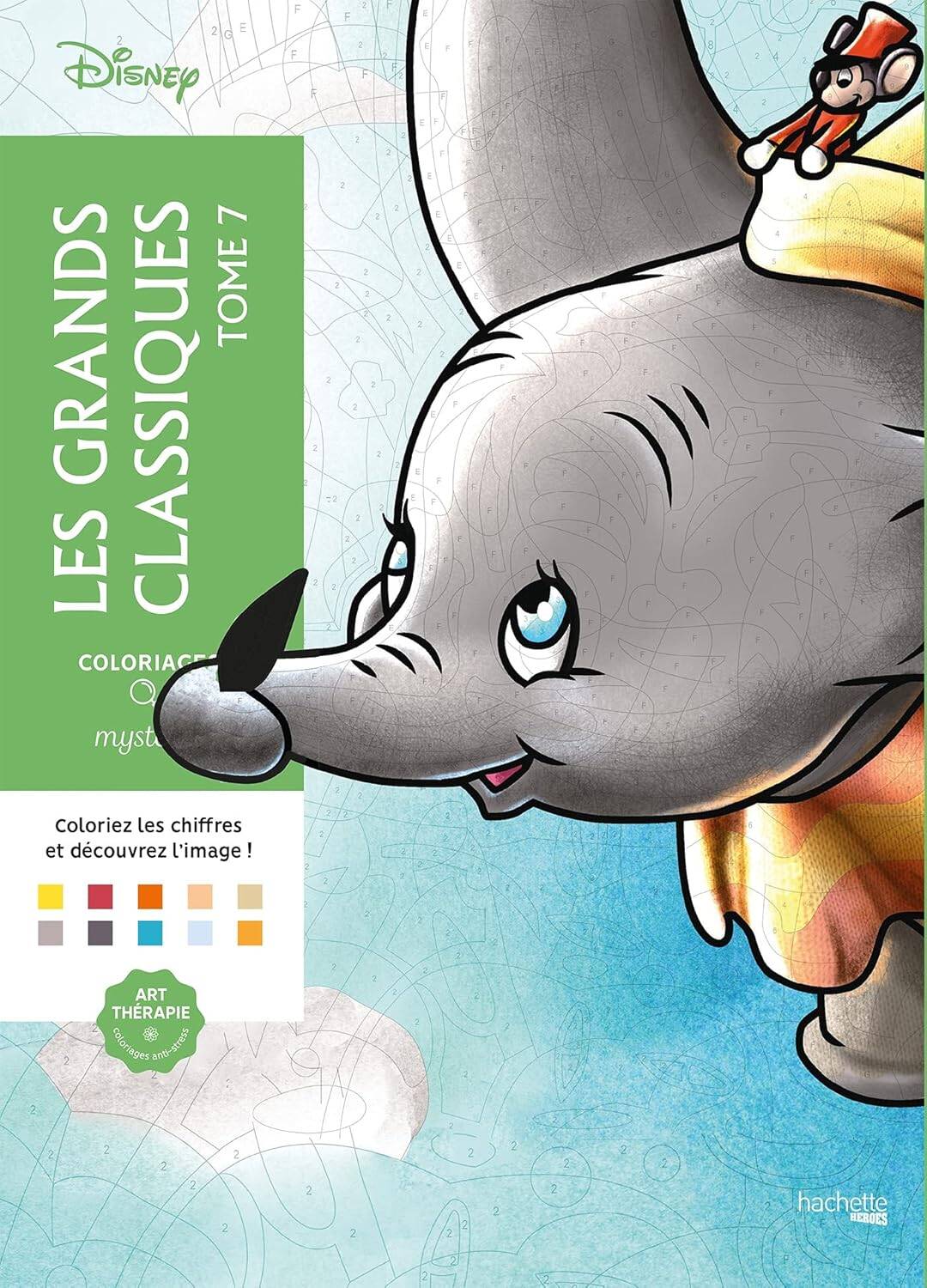 None Coloriages mysteres Disney Les grands classiques Tome 7 Раскраска Волшебный мир Диснея Великая классика том 7 /Книги на английском языке