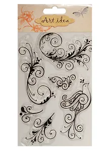 Набор для творчества, Штампы силиконовые 10*15см, ромашки