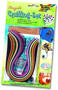 Набор для творчества, Bringmann, Набор для квиллинга, 290 деталей (Пробковая доска, 280 пол.бум*14 цв,шаблон ,булавки)