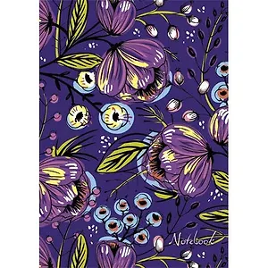 Записная книжка, Эксмо А6 (110*145) Цветы. Фиолетовые сны тверд.обл.