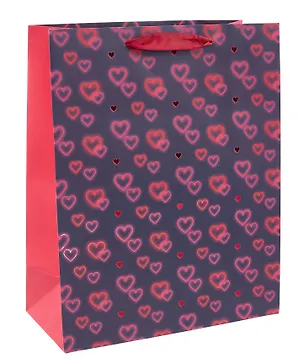 Пакет А4 32*26*12 "Сердечки" жен., бум.мат.ламинат 3103285