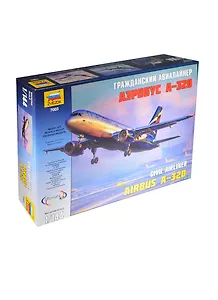 Сборная модель ЗВЕЗДА, Самолет, А-320, 1:125