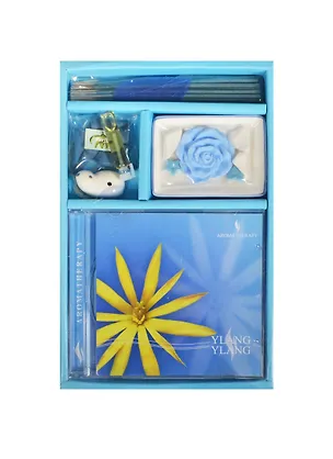 Набор ароматический подарочный с CD Ароматерапия Иланг-Иланг (16х24х2) (QF020A-Y) 2467804