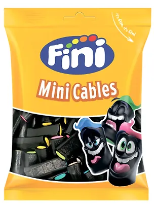 Мармелад жевательный FINI Ассорти лакрица мини кабели, 90г 3091532