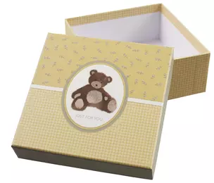 Коробка подарочная "Cute bear" 20*20*9,5см,картон — 2981948 — 1