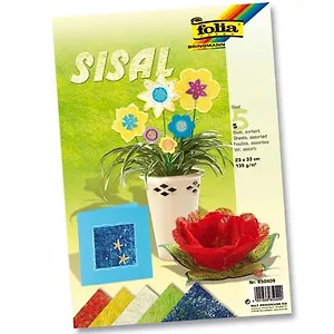 850409 Набор сизаля 5 цв.натуральные цвета