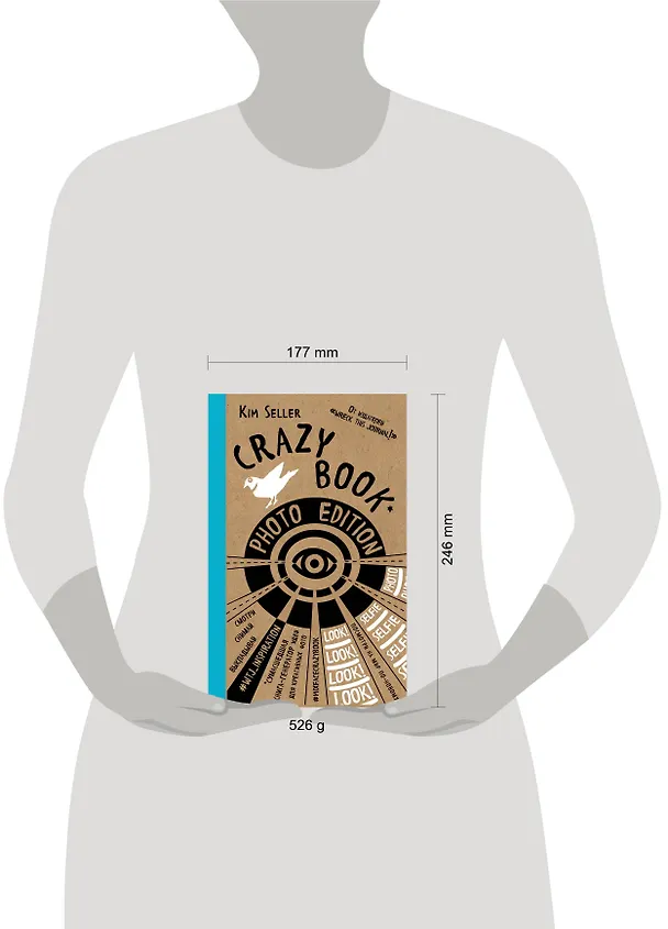 Crazy book. Photo edition. Сумасшедшая книга-генератор идей для креативных фото (крафтовая обложка) 2563607 — 2