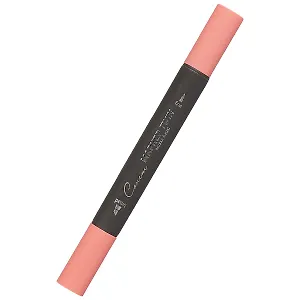 Маркер художественный "Сонет" коралл.розовый, двухсторон., тонк. и широк.долото, Сонет