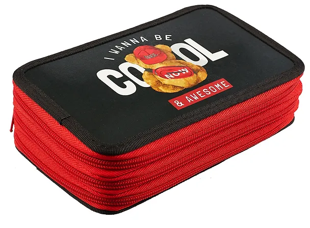 Пенал 3отд. "Be cool" 19*11, молния, ламинат 3037751 — 4