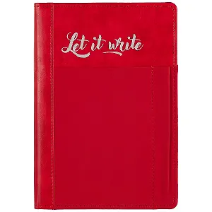 Недатированный ежедневник «Баффало», красный, 96 листов, А5