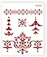 Трафарет пластиковый многоразовый Роскошь (20х25) (Л-022) — 2282491 — 2