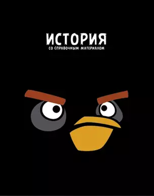 Тетрадь 48л кл. ТЕМА "ANGRY BIRDS" История выб.лак, справ.мат-лы, Hatber — 229160 — 1