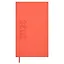 Еженедльник дат. 2025г. 64л 85x145 "Канвас микро", коралловый, карманный, вертик, кожзам, тв.переплет, блинт.тиснение, офсет, ляссе — 3054808 — 1