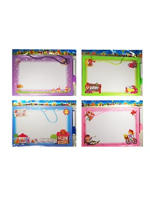 Доска для рисования с маркером (WB-1825) (15007201) (18х25см) (цвета микс) (подложка на англ. 2452826