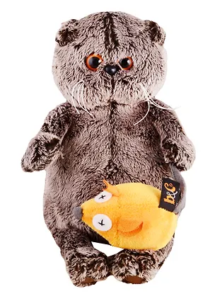 Игрушка мягкая Budi Basa, Басик и мышка 19см 2356480