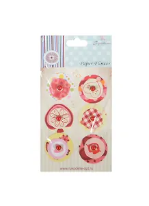 Набор брадсов для скрапбукинга (FBF004) (6шт.) (Рукоделие) (упаковка)