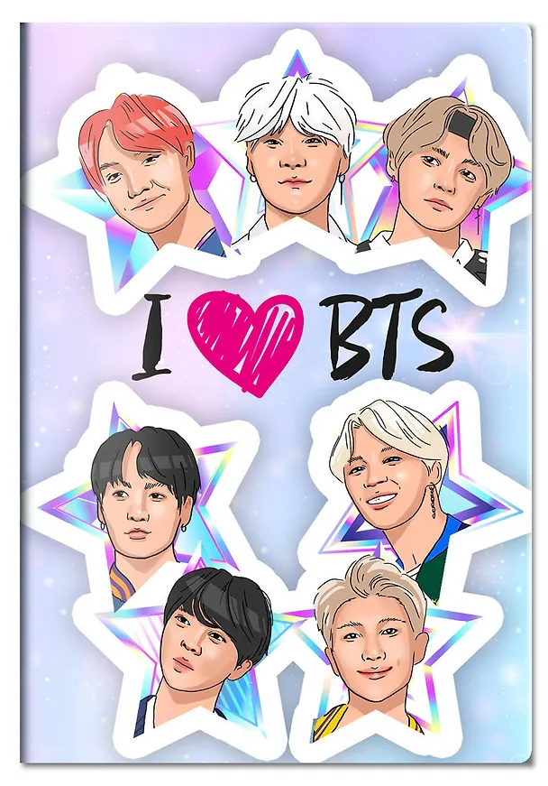 Обложка для паспорта. I love BTS 2760625 — 2