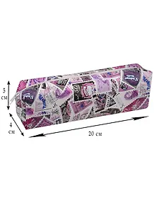Пенал-косметичка "Марки", ткань, ассорти