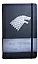 Книга для записей А5+ 96л лин. "Игра престолов. Дом Старков" 7БЦ, иск.кожа, тиснение, карта Вестероса на форзаце, резинка, внутр.карманы, Эксмо — 234412 — 1