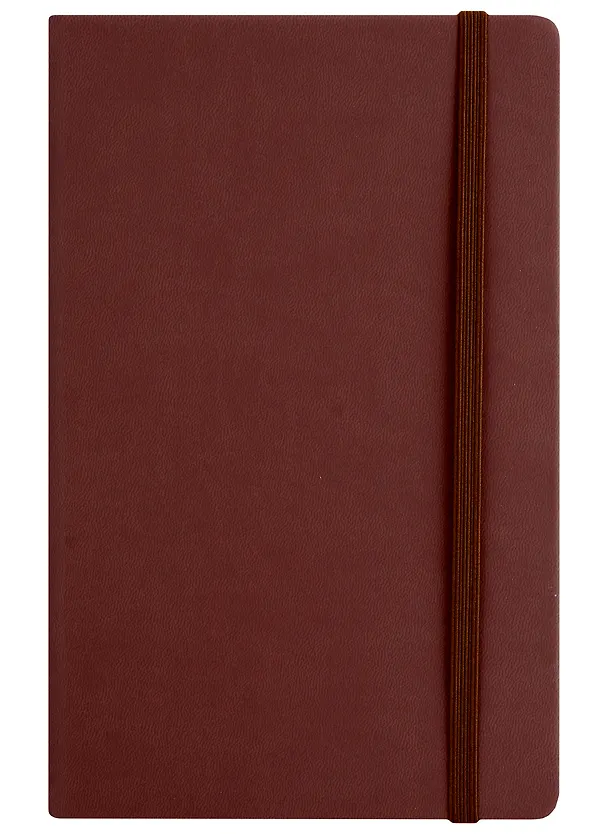 Книга для записей А5 96л кл. "Joy Book. Горячий шоколад" иск.кожа, тонир.блок, скругл.углы, ляссе, резинка, карман на задн.форзаце 2990276 — 3