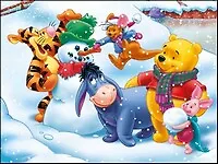 Step puzzle кубики 12 шт. Винни и его друзья в картонной упаковке 87155 2332309 — 1