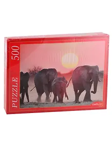 Пазл 500 эл. Семейство слонов КБ500-7934
