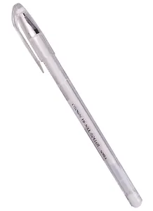 Ручка гелевая Crown, Hi-Jell Pastel, белая 0,8 мм