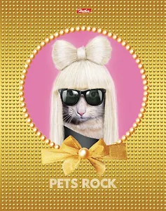 Тетрадь 48л кл. "Glamour Stars PR" (Шоу двойников) ассорти, Hatber