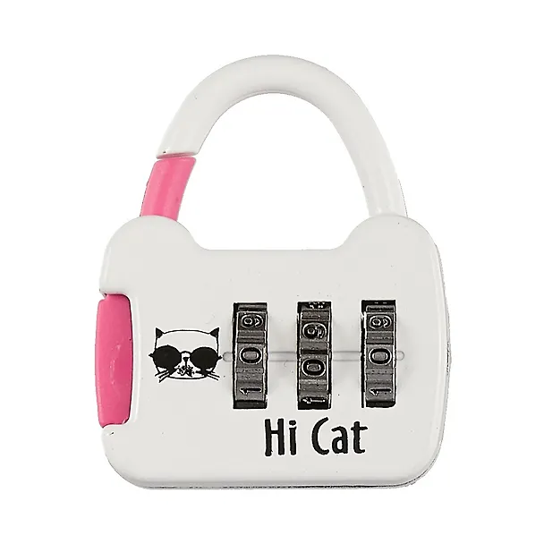 Замочек кодовый Кот Cat series (металл) (блистер) 2619426 — 1