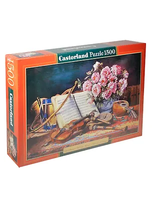 Пазлы 1500 C-151240 Музыкальный натюрморт (68х47см) (коробка) (Castorland) 2419225