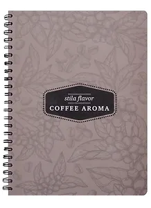 Тетрадь в клетку Stila, Coffee, 100 листов