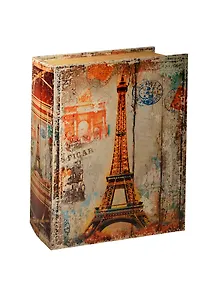 Сувенир, Шкатулка-книга Париж винтаж (30*23,5*7,3)
