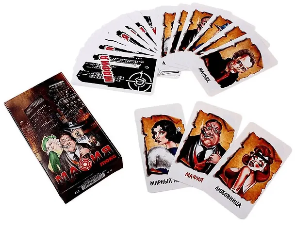 Игра карточная "Мафия ЛЮКС" 3068916 — 2