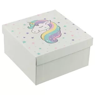 Подарочная коробка «Rainbow unicorn» средняя — 247404 — 1