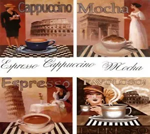 Декупажная карта Кофе для любимой (27-0103) (А4)