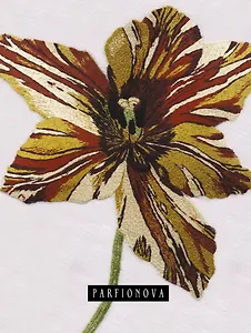 Блокнот для записей А5 80л «Раскрытый тюльпан» 7БЦ, крем.бумага, ляссе, PARFIONOVA