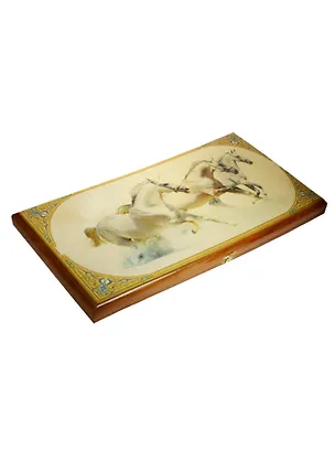 Нарды средние Лошади (50х25х4) (123-014) 2500224