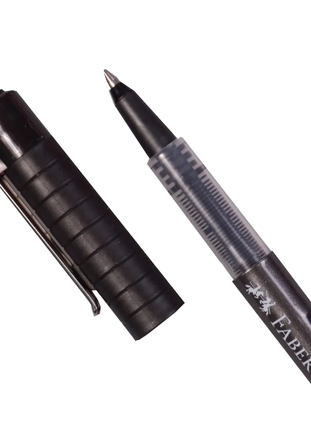 Гелевая ручка черная автоматическая, Vision 5417, Faber-Castell 242826 — 2
