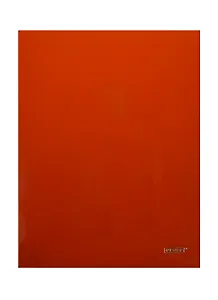 Папка-уголок A4 с двумя внутренними клапанами, красный, 0,30мм, Proff