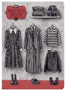 Скетчбук 145*203 64л "Мрачная среда. Чёрный - мой цвет" 120г/м2, спираль