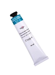 Краска масляная "Студия" 46мл хром-кобальт сине-зеленый (имит.)