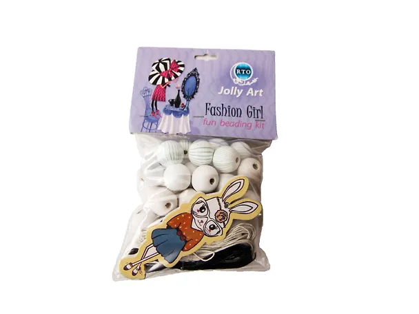 Набор для создания украшений из деревянных бусин Jolly Art (WBS.020) (упаковка) 2386269 — 1