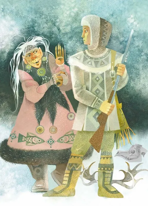 Книга Чёрная птица. Чукотские сказки (Александр Лозневой) — 7