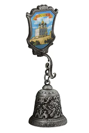 Магнит-колокольчик Псков (металл) (Псков) (024-F-25-ATN) 3124693