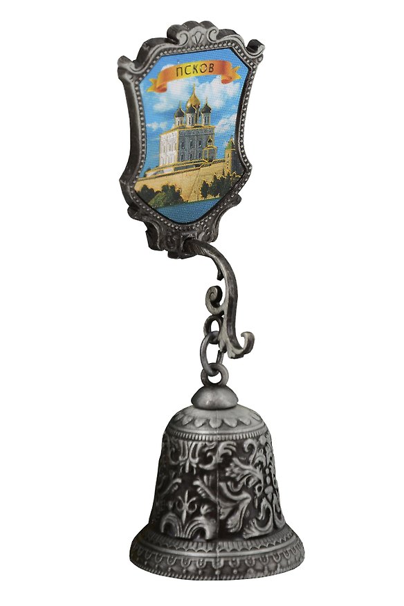 Магнит-колокольчик Псков (металл) (Псков) (024-F-25-ATN) 3124693 — 1