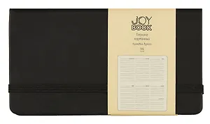 Планинг недат. 64л "Joy Book" серный агат, карманный, иск.кожа 7Б, скругл.углы, тонир.блок, резинка, офсет, ляссе